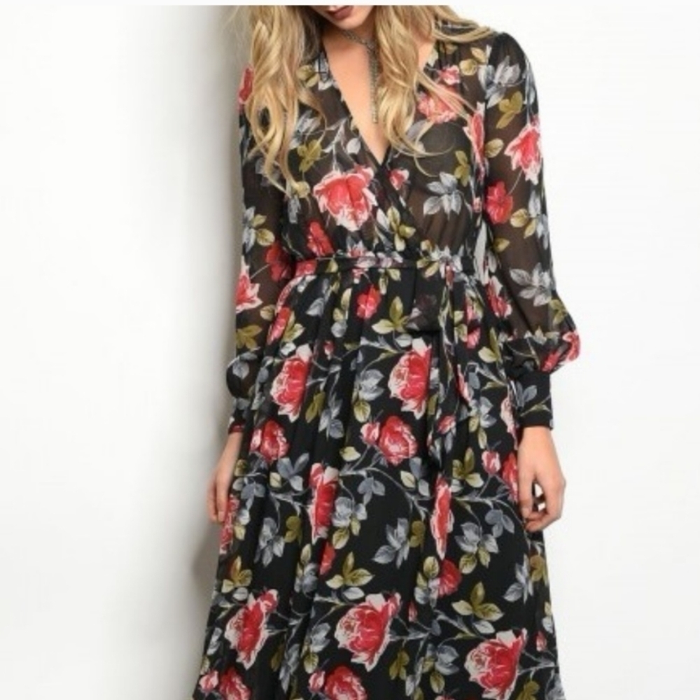 Xtaren floral maxi dress